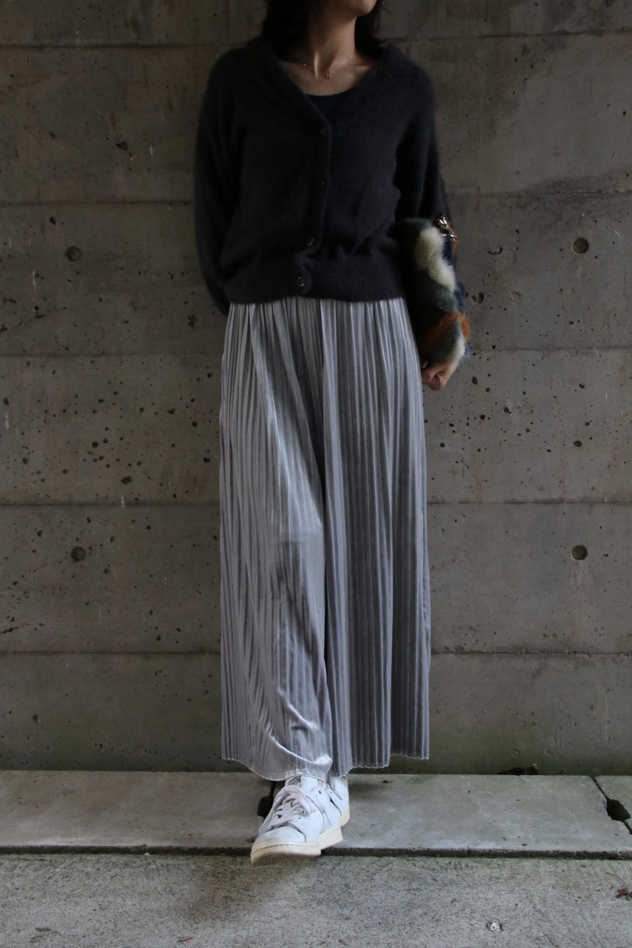 ふんわりニット プリーツスカーチョ Fitting Log