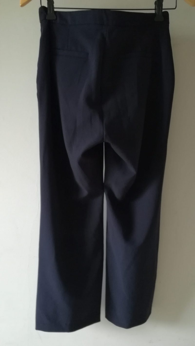 ZARA BASIC スリットパンツ 後