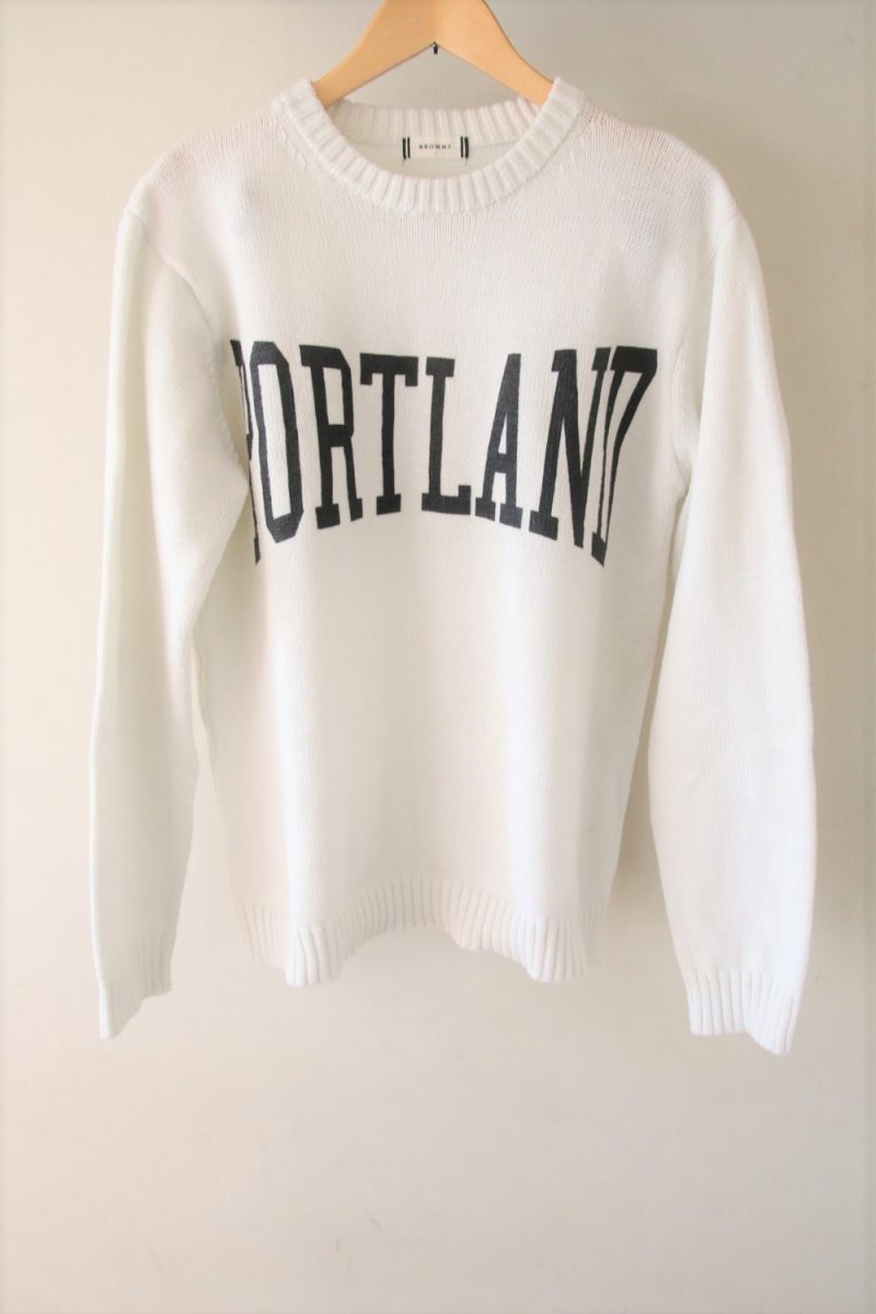 ブラウニーロゴニット