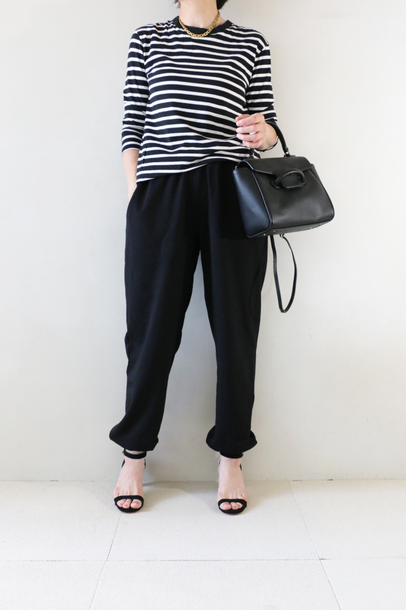 ボーダーロンT×スウェット4