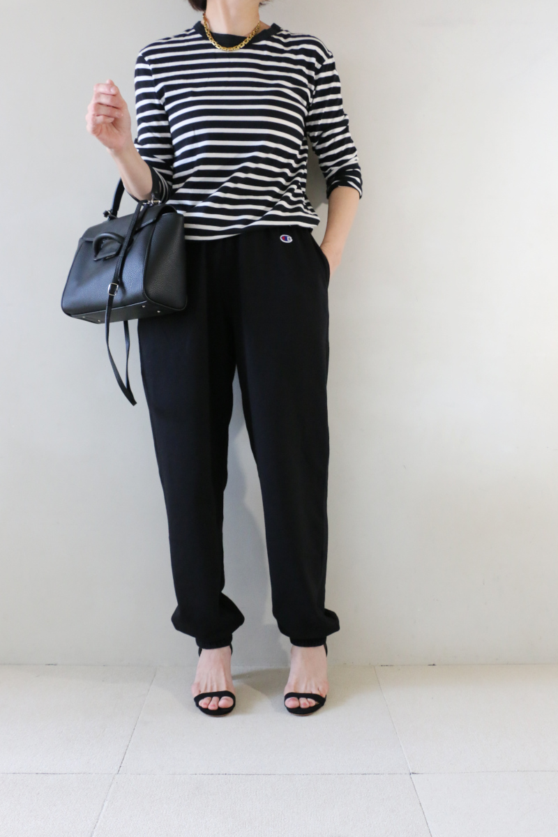 ボーダーロンT×スウェット6