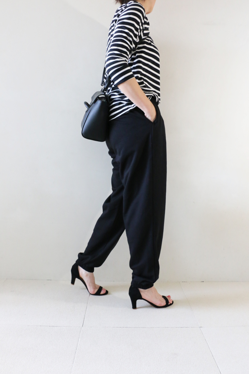 ボーダーロンT×スウェット横3