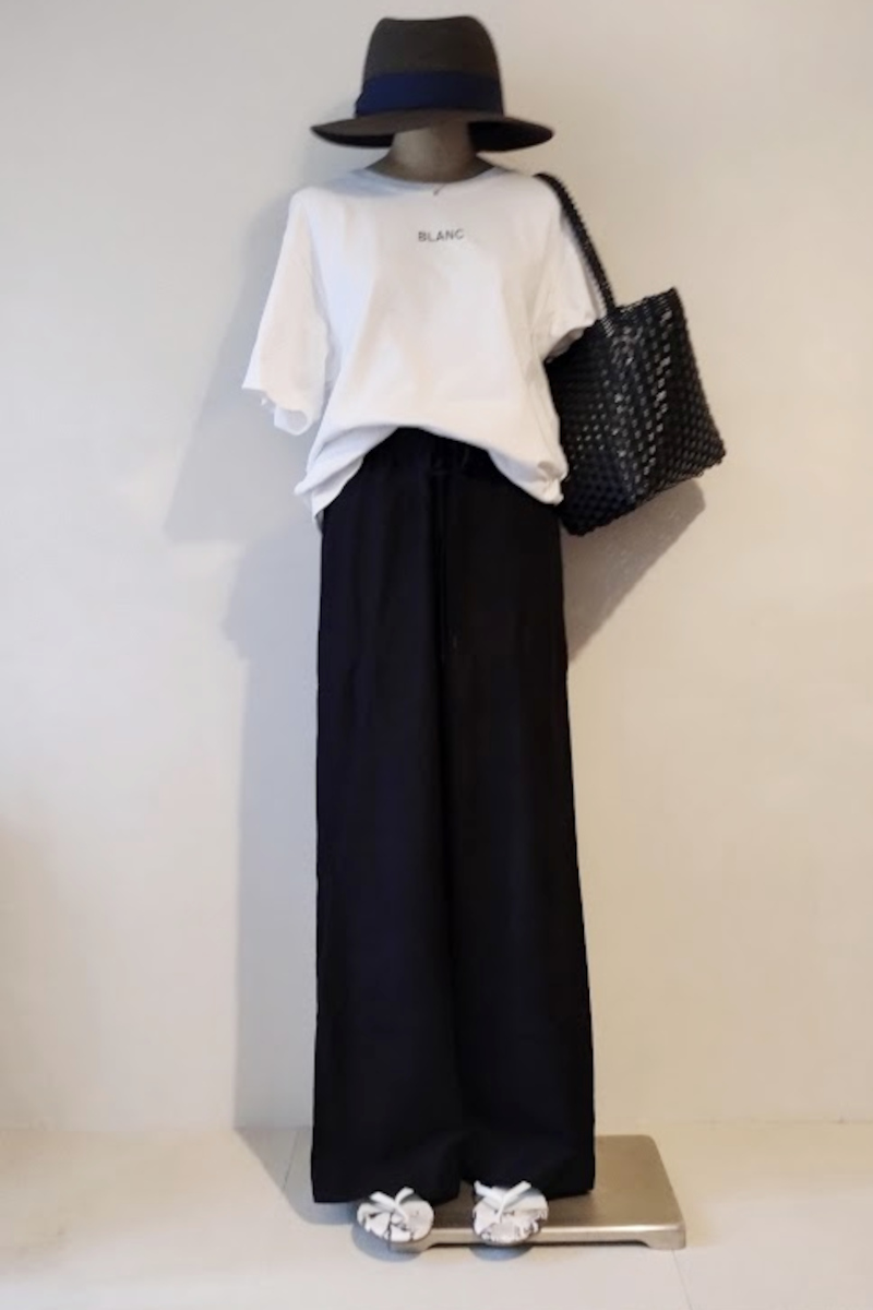 Tシャツモノトーンコーデ3