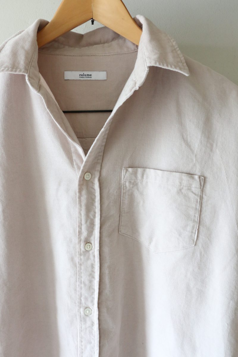 レリュームシャツ拡大