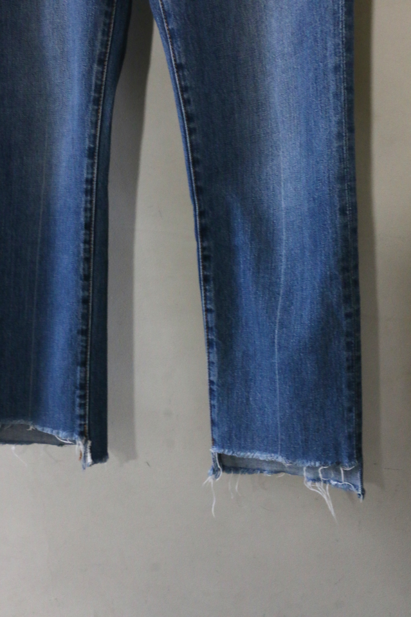 ミラオーウェンデニム裾