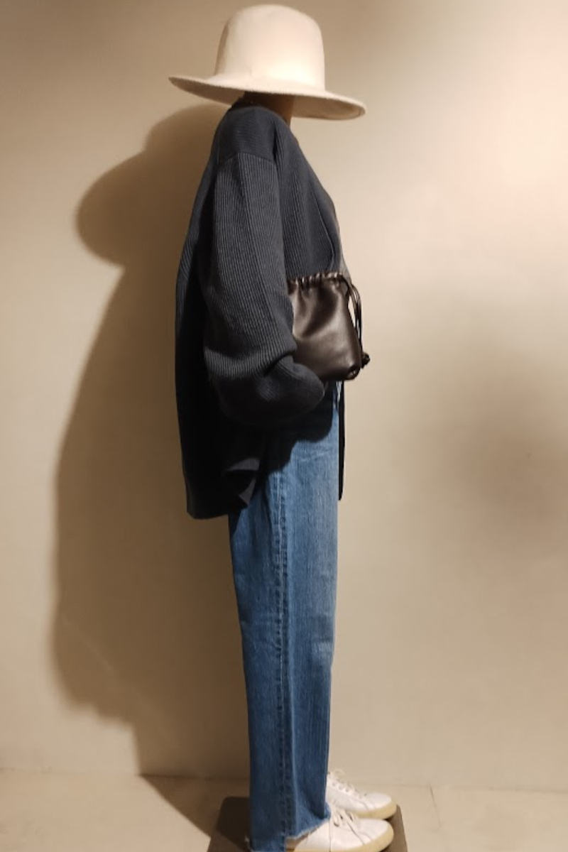 IENAカーディガン×AP STUDIOロングスリーブカットソーコーデ15