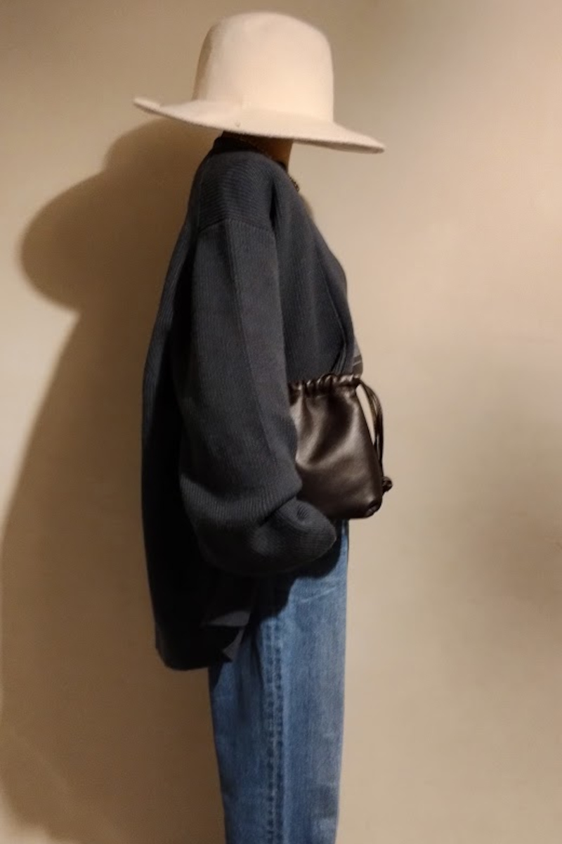 IENAカーディガン×AP STUDIOロングスリーブカットソーコーデ14