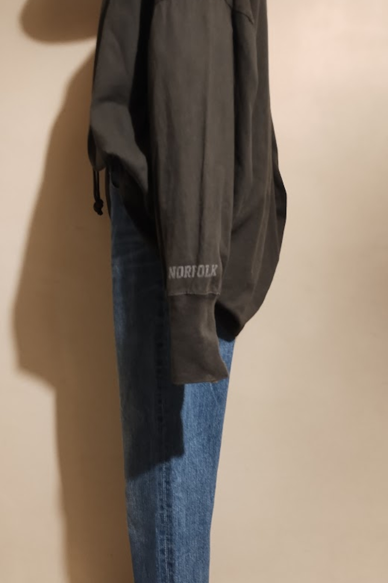 IENAカーディガン×AP STUDIOロングスリーブカットソーコーデ4