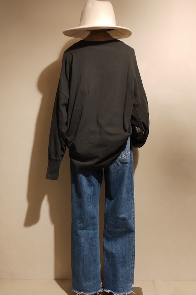 IENAカーディガン×AP STUDIOロングスリーブカットソーコーデ2