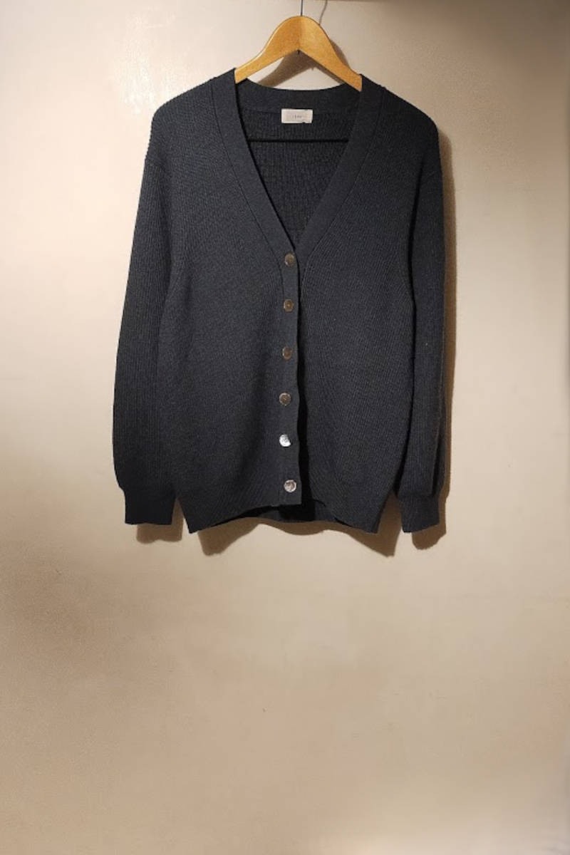 IENAカーディガン×AP STUDIOロングスリーブカットソーコーデ9