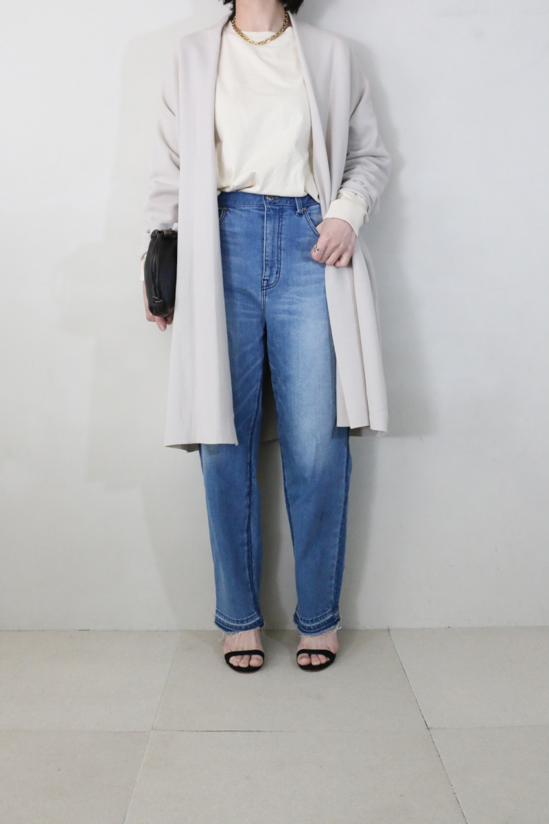 春カーディガンコーデ2