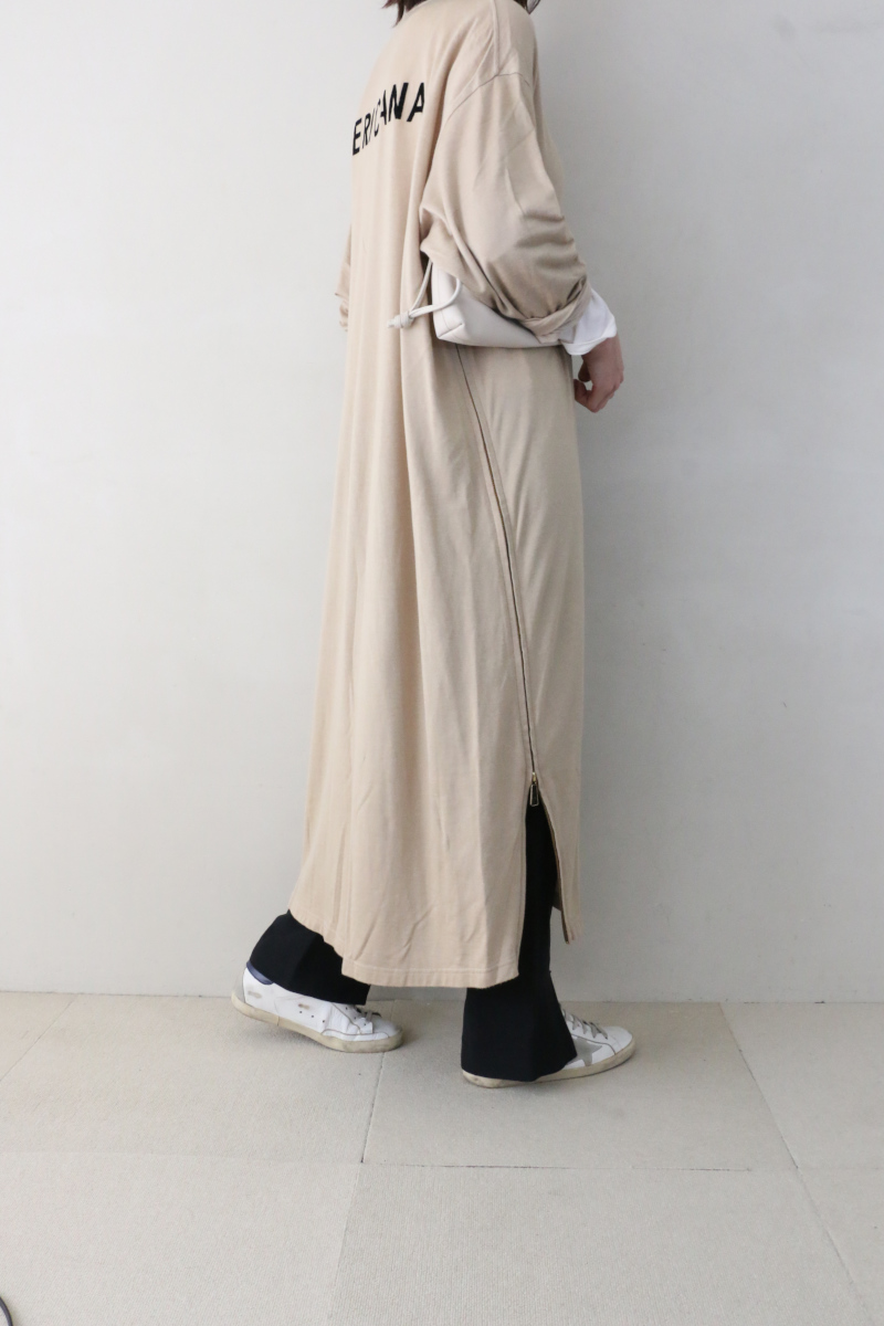 アメリカーナジップワンピース横