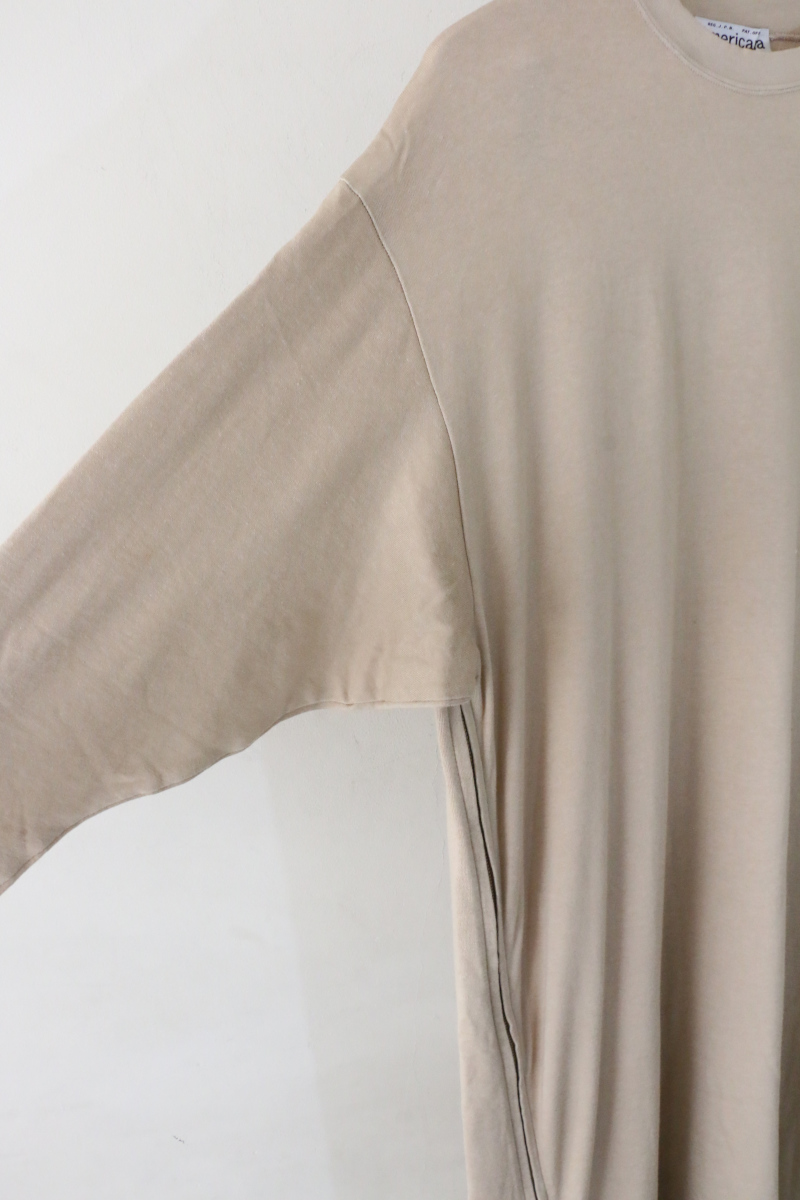 アメリカーナジップワンピース袖