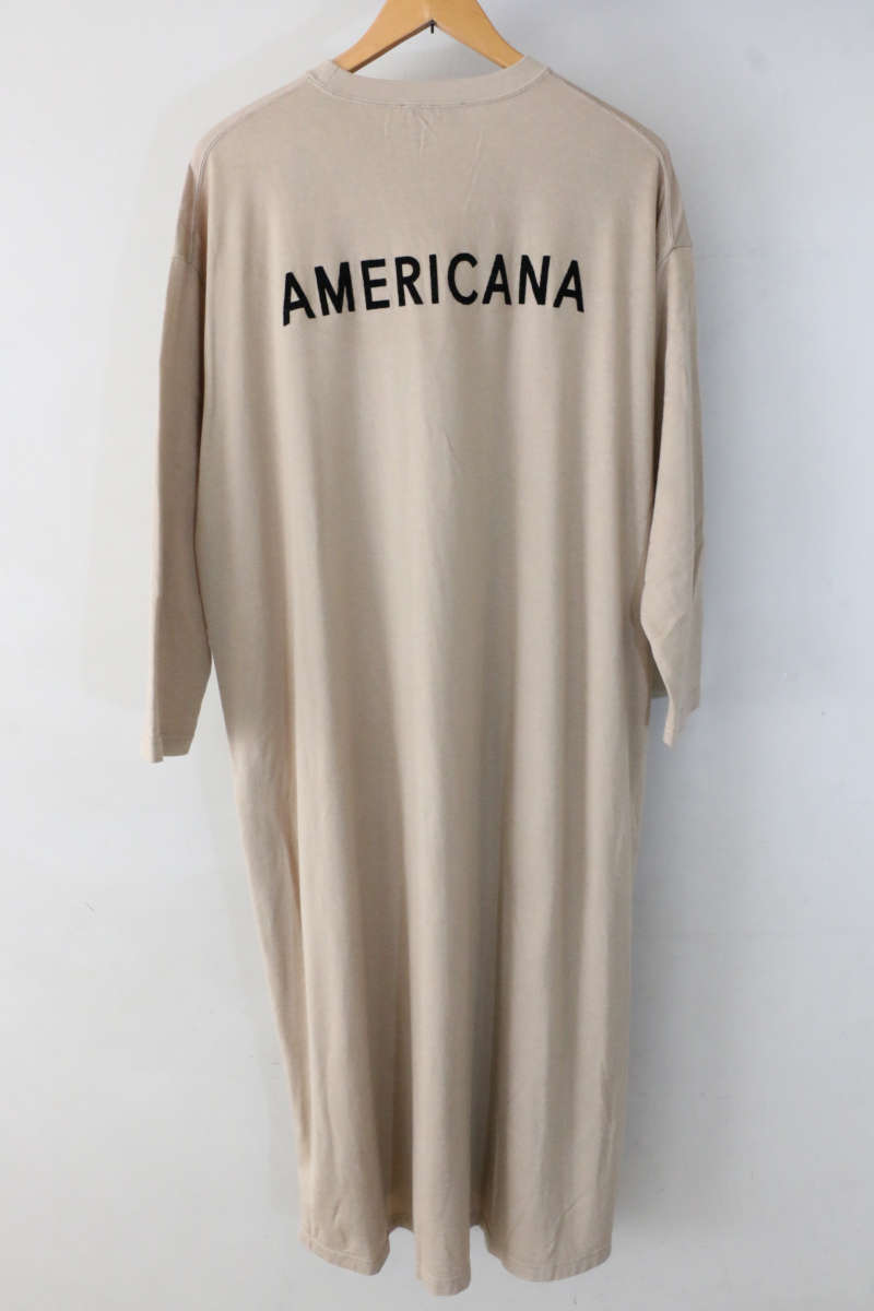 アメリカーナサイドジップワンピース後ろ