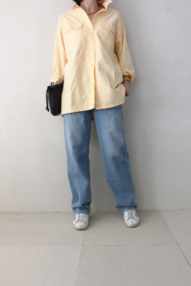 Plageシャツ×FRAMeWORKコーデ3