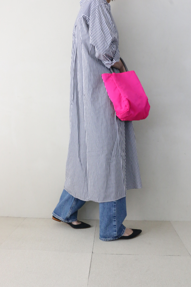 バンドカラーシャツワンピース2