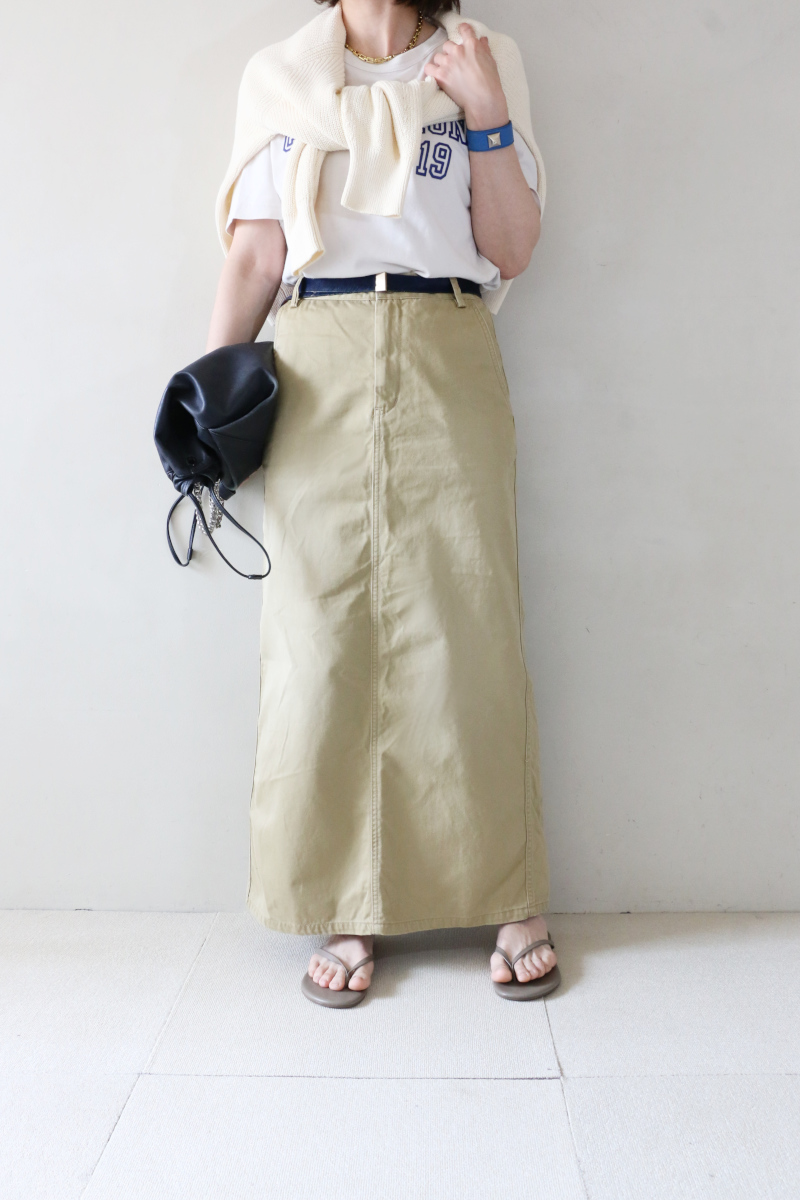 春カーディガン3点コーデ3