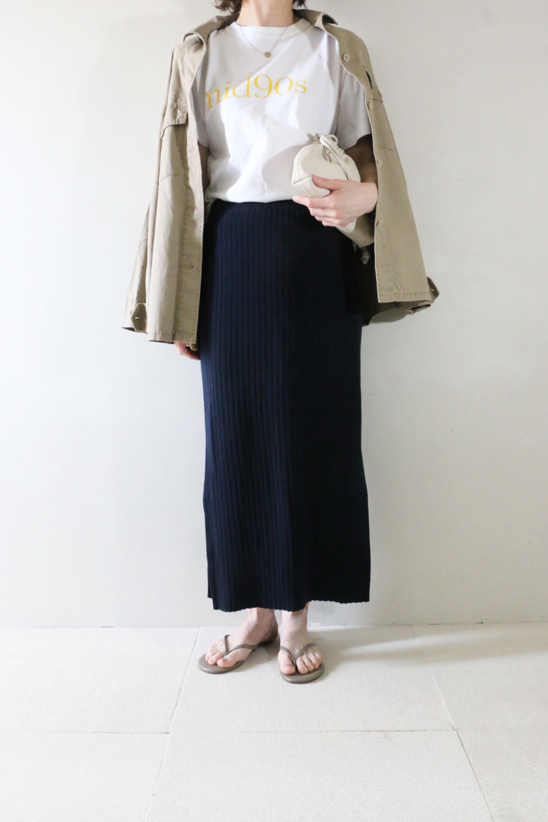 リップストップアーミーシャツコーデ2