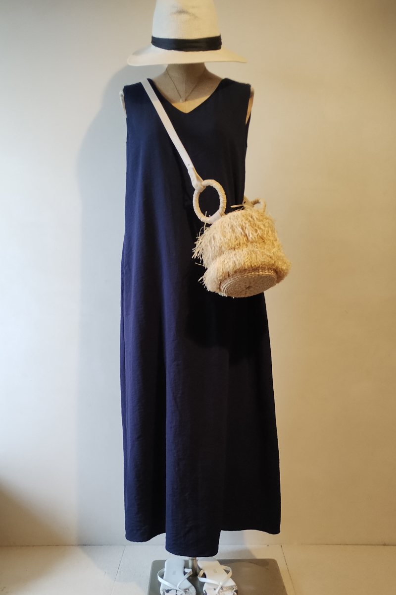 STYLE DELI Vネックロングワンピース8